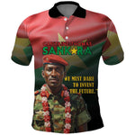 Capitaine Thomas Sankara Polo Shirt We Must Dare To Invent The Future