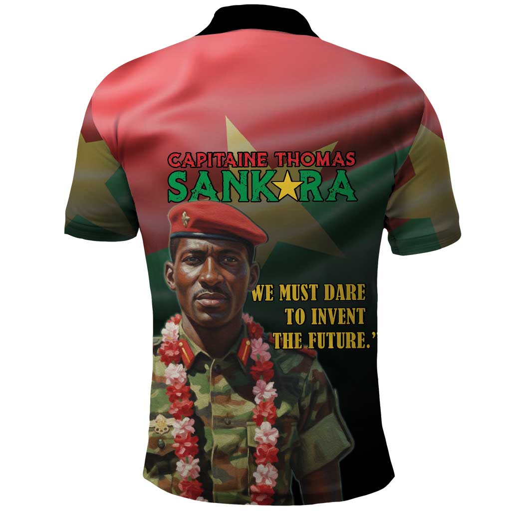 Capitaine Thomas Sankara Polo Shirt We Must Dare To Invent The Future