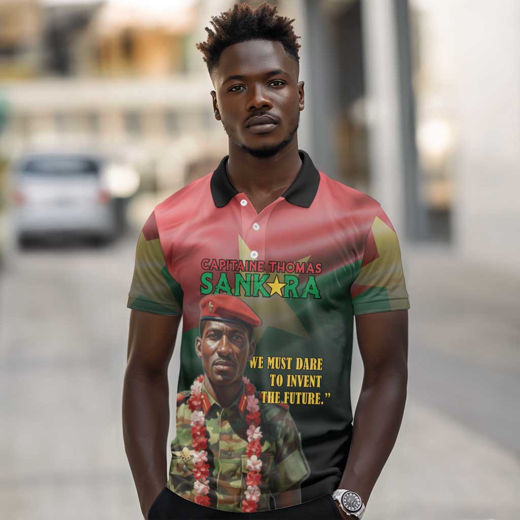 Capitaine Thomas Sankara Polo Shirt We Must Dare To Invent The Future