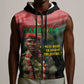 Capitaine Thomas Sankara Sleeveless Zip Hoodie We Must Dare To Invent The Future