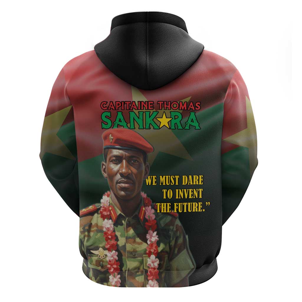 Capitaine Thomas Sankara Zip Hoodie We Must Dare To Invent The Future
