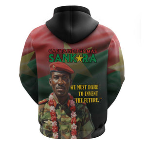 Capitaine Thomas Sankara Zip Hoodie We Must Dare To Invent The Future