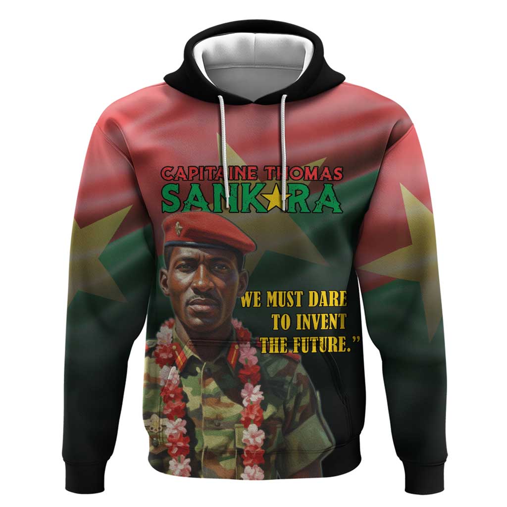Capitaine Thomas Sankara Zip Hoodie We Must Dare To Invent The Future