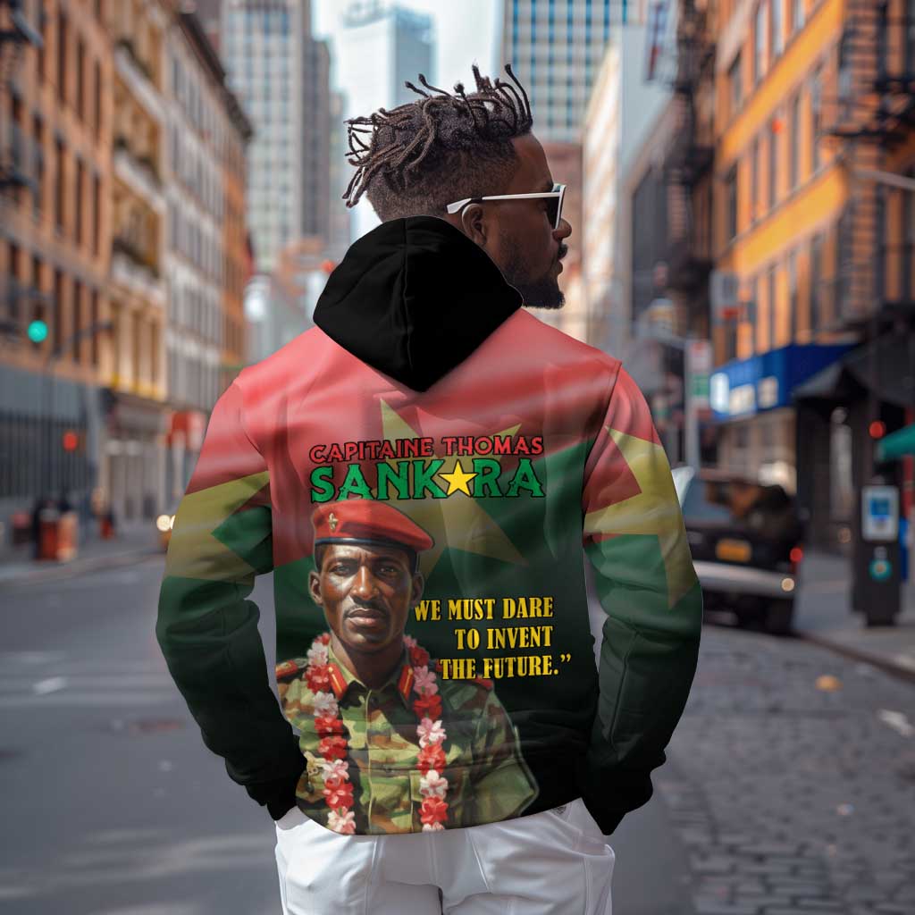 Capitaine Thomas Sankara Zip Hoodie We Must Dare To Invent The Future