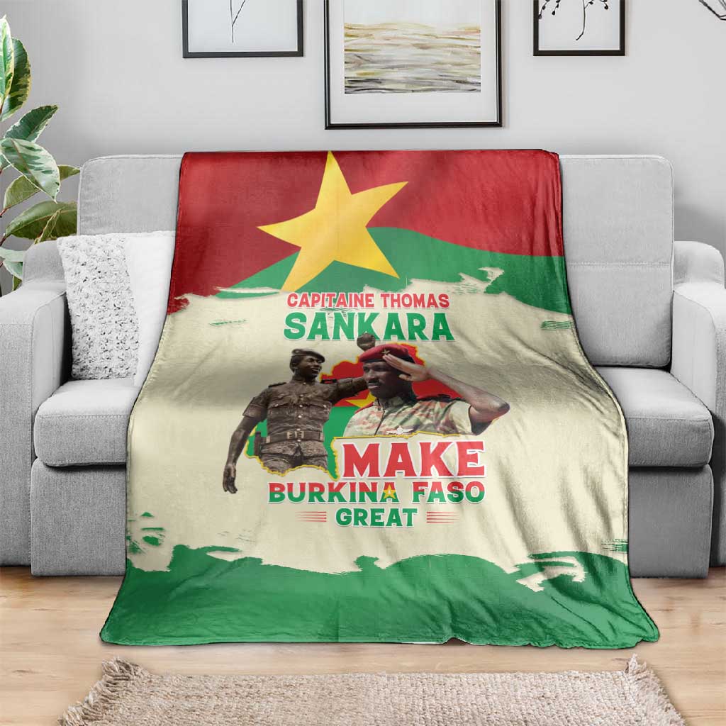 Thomas Sankara Blanket Make Burkina Faso Great