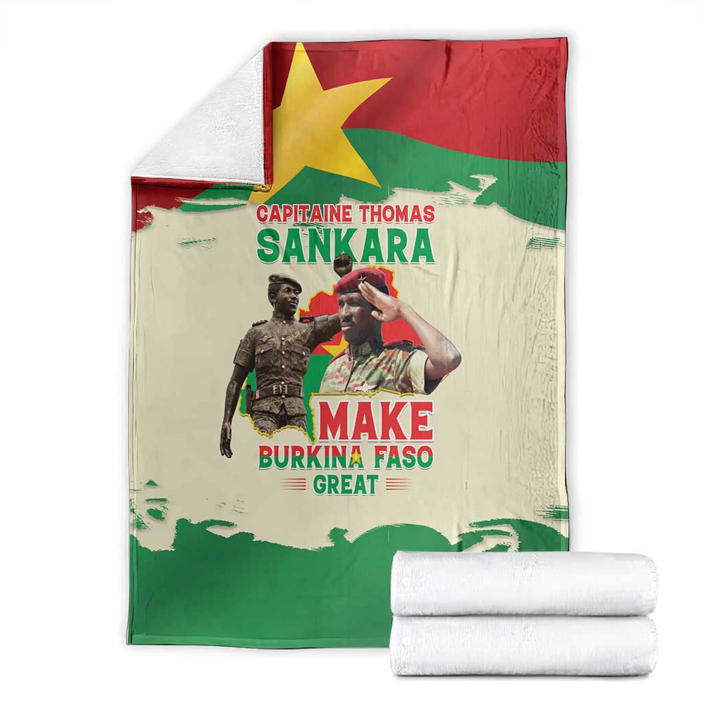 Thomas Sankara Blanket Make Burkina Faso Great