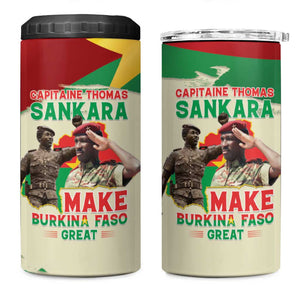 Thomas Sankara 4 in 1 Can Cooler Tumbler Make Burkina Faso Great