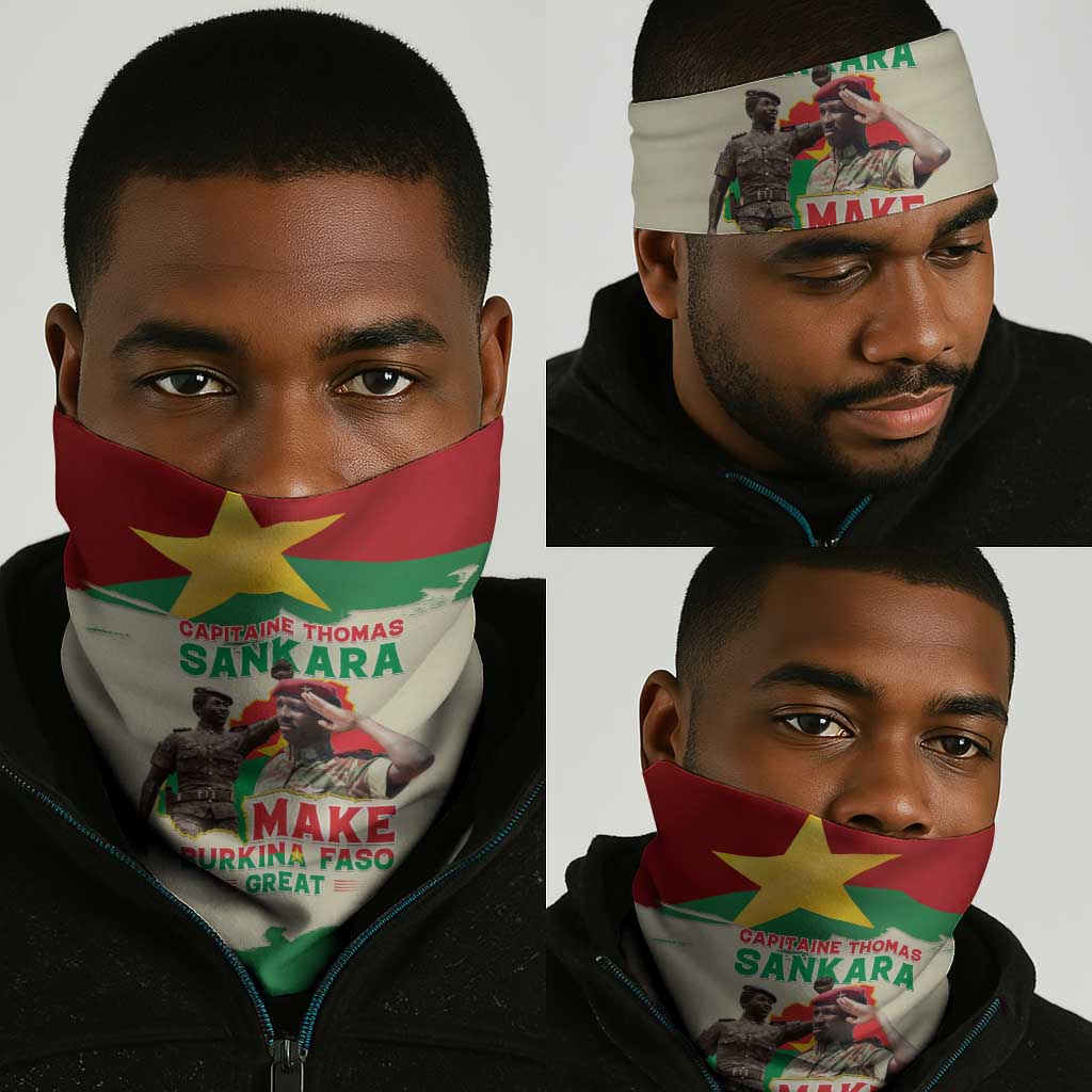 Thomas Sankara Neck Gaiter Make Burkina Faso Great