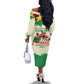 Thomas Sankara Off The Shoulder Long Sleeve Dress Make Burkina Faso Great