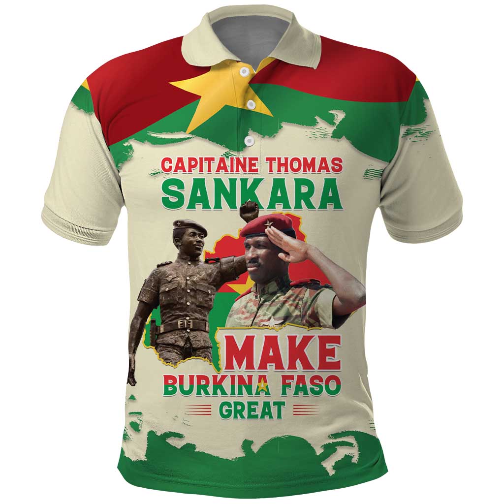 Thomas Sankara Polo Shirt Make Burkina Faso Great