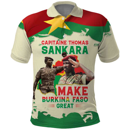 Thomas Sankara Polo Shirt Make Burkina Faso Great