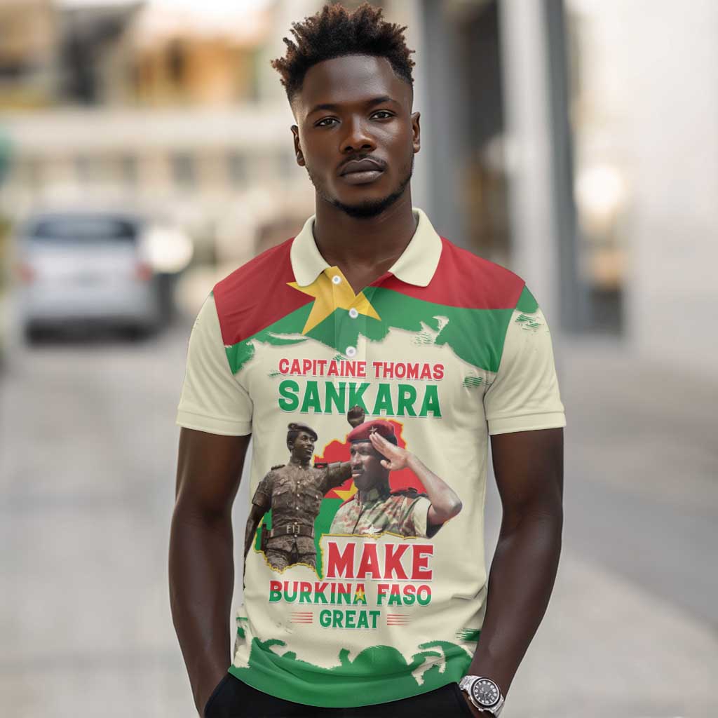 Thomas Sankara Polo Shirt Make Burkina Faso Great