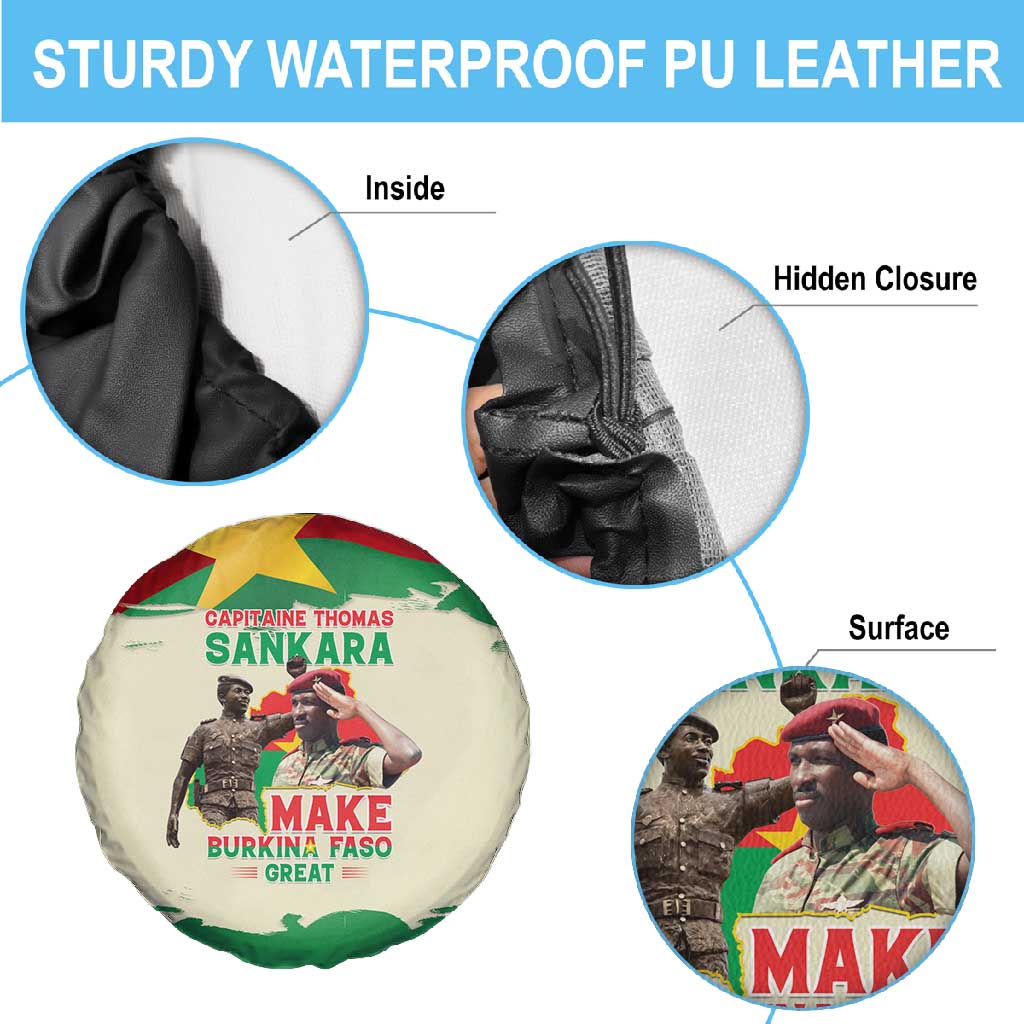 Thomas Sankara Spare Tire Cover Make Burkina Faso Great