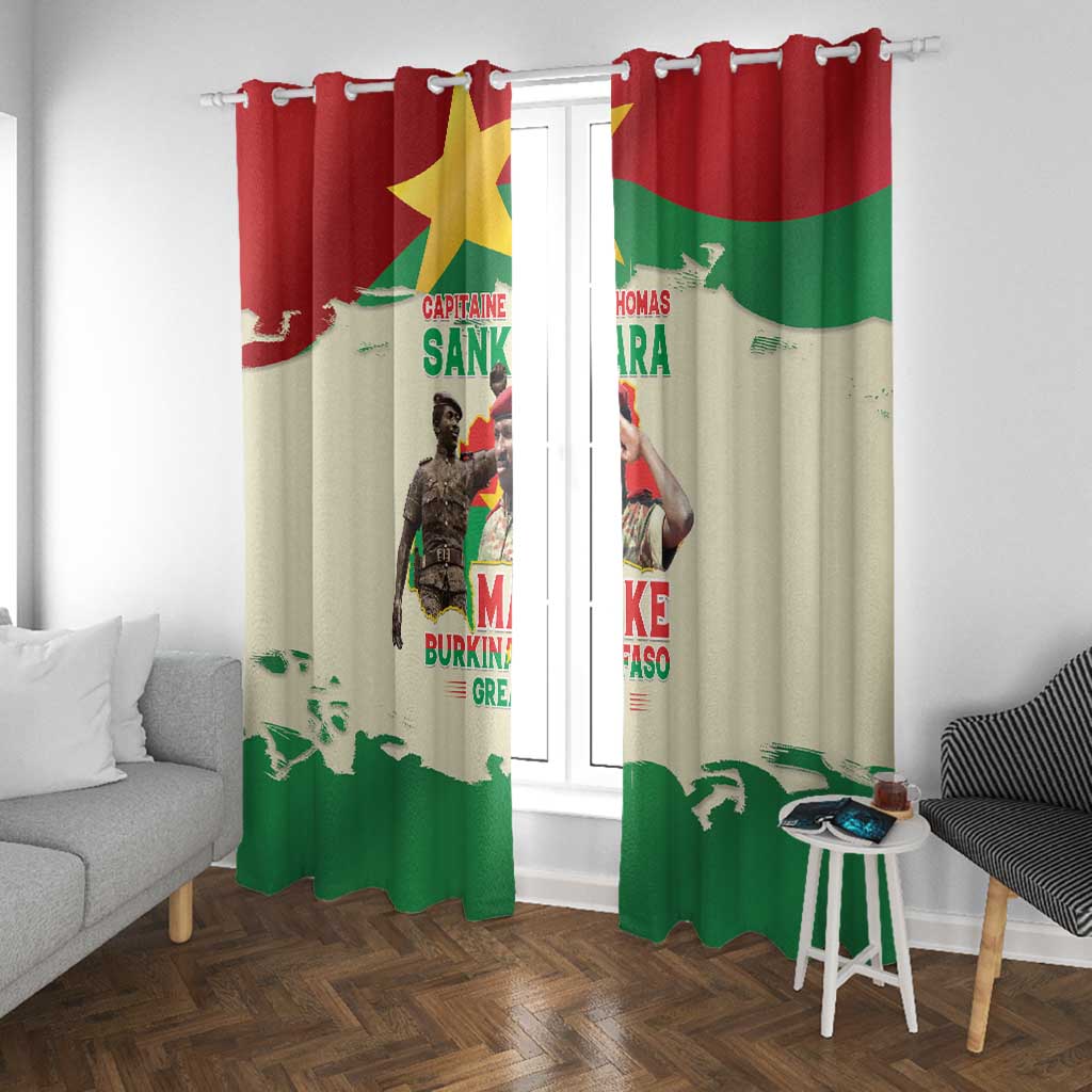 Thomas Sankara Window Curtain Make Burkina Faso Great