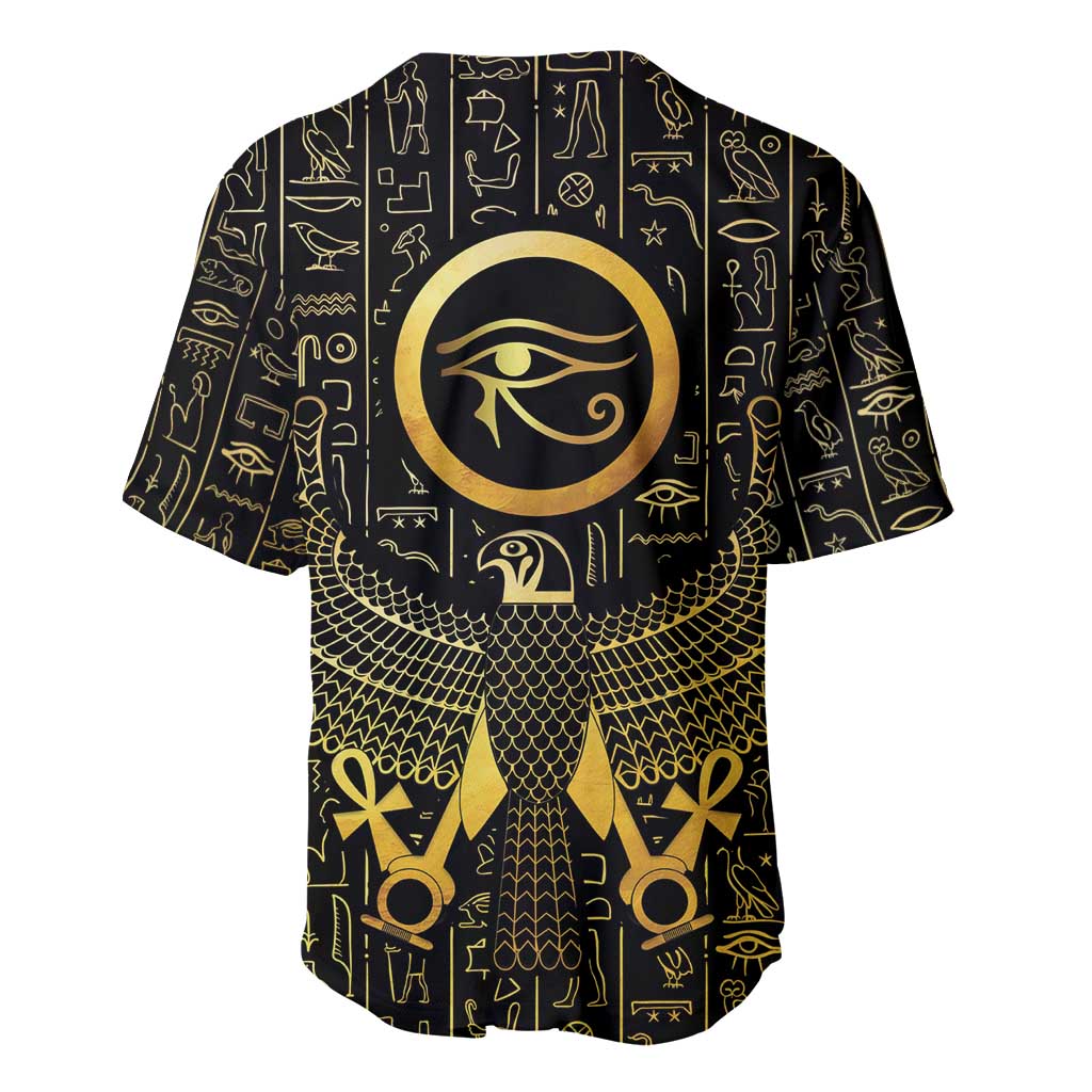 Ancient Egyptian Baseball Jersey Horus Falcon God