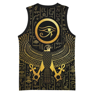 Ancient Egyptian Basketball Jersey Horus Falcon God - African Pride