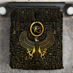 Ancient Egyptian Bedding Set Horus Falcon God