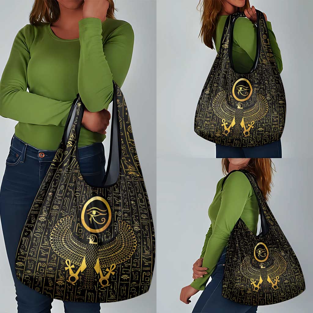 Ancient Egyptian Grocery Bag Horus Falcon God