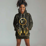 Ancient Egyptian Hoodie Dress Horus Falcon God