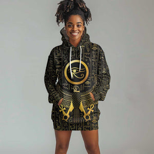 Ancient Egyptian Hoodie Dress Horus Falcon God
