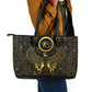 Ancient Egyptian Leather Tote Bag Horus Falcon God