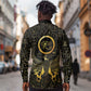 Ancient Egyptian Long Sleeve Button Shirt Horus Falcon God