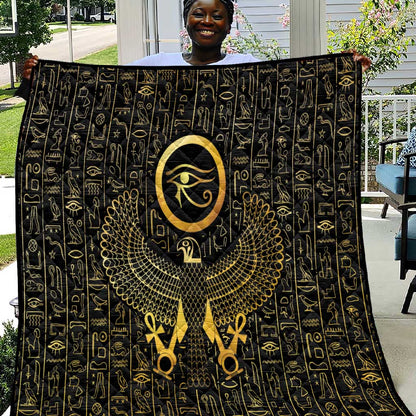 Ancient Egyptian Quilt Horus Falcon God