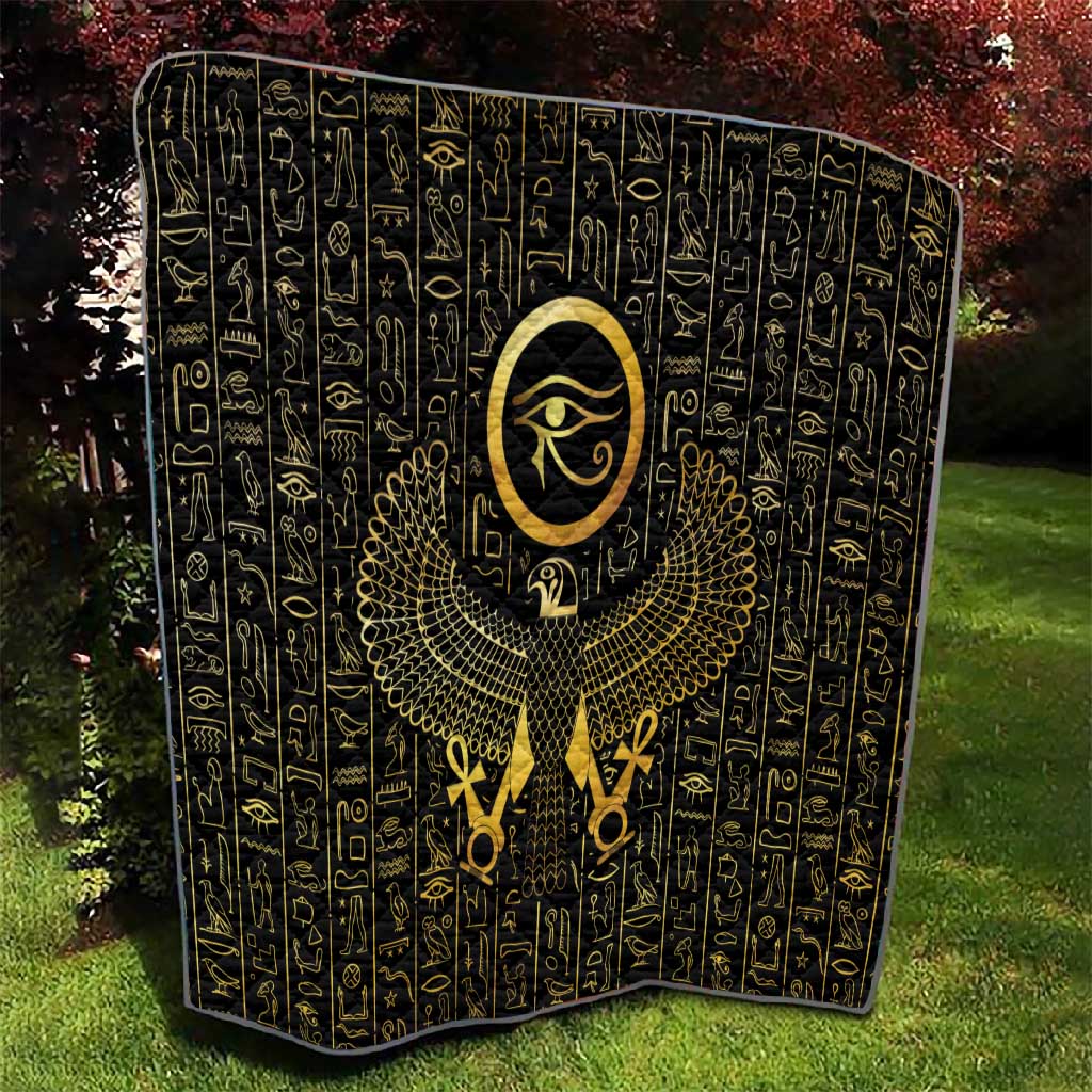 Ancient Egyptian Quilt Horus Falcon God