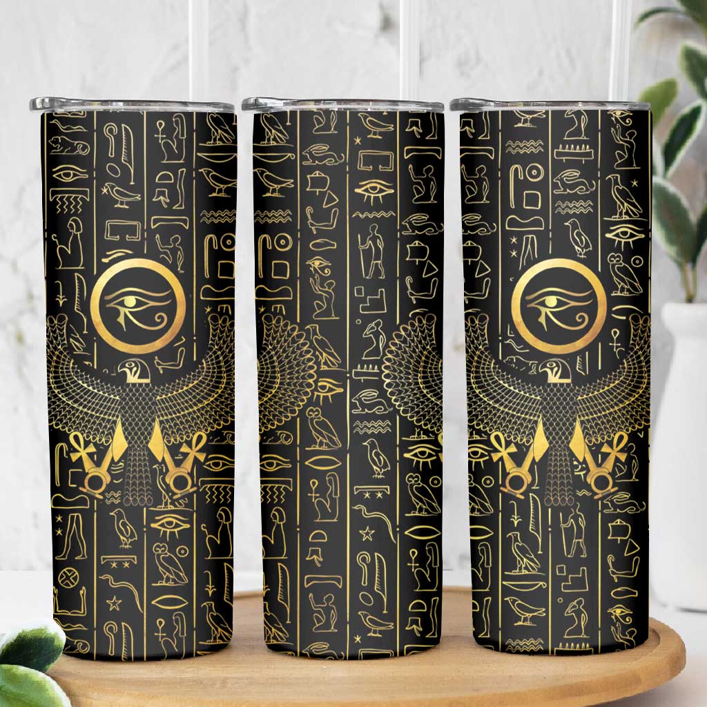 Ancient Egyptian Skinny Tumbler Horus Falcon God