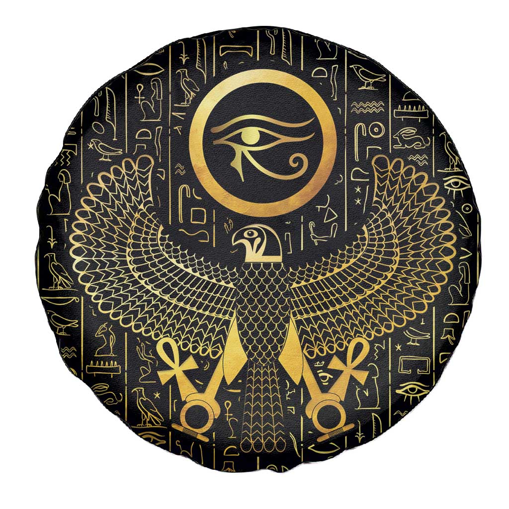 Ancient Egyptian Spare Tire Cover Horus Falcon God