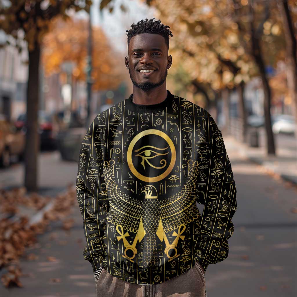 Ancient Egyptian Sweatshirt Horus Falcon God