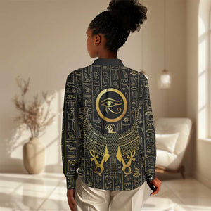 Ancient Egyptian Women Casual Shirt Horus Falcon God