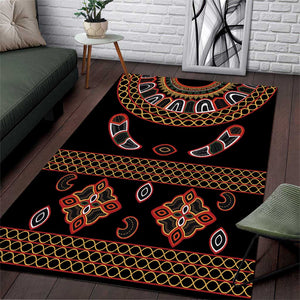 Cameroon Traditional Toghu Pattern Area Rug