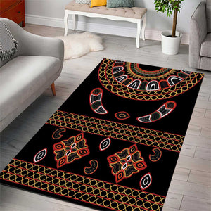 Cameroon Traditional Toghu Pattern Area Rug