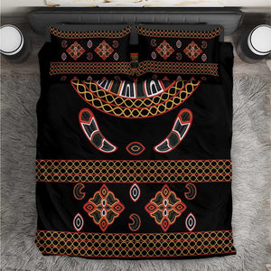 Cameroon Traditional Toghu Pattern Bedding Set