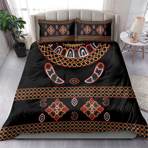 Cameroon Traditional Toghu Pattern Bedding Set