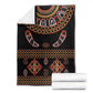 Cameroon Traditional Toghu Pattern Blanket