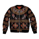 Cameroon Traditional Toghu Pattern Bomber Jacket