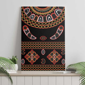 Cameroon Traditional Toghu Pattern Canvas Wall Art