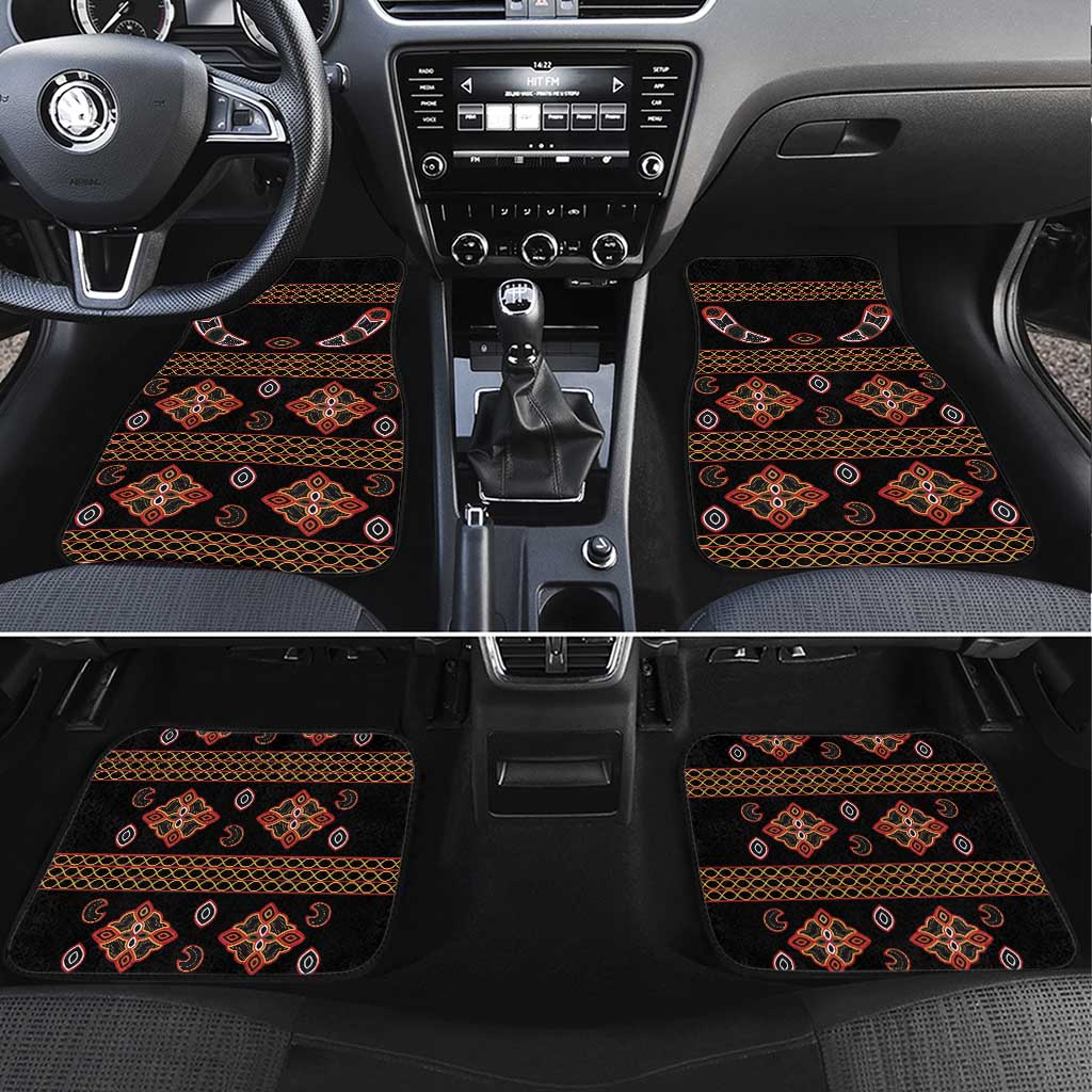 Cameroon Traditional Toghu Pattern Car Mats