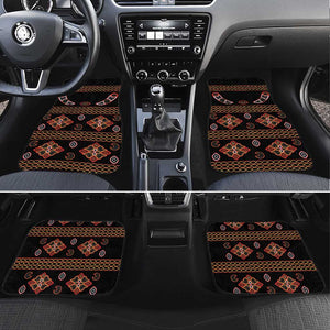 Cameroon Traditional Toghu Pattern Car Mats
