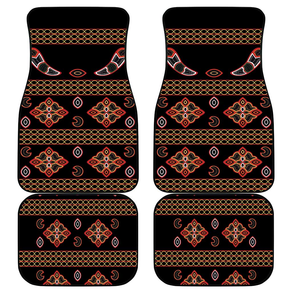 Cameroon Traditional Toghu Pattern Car Mats