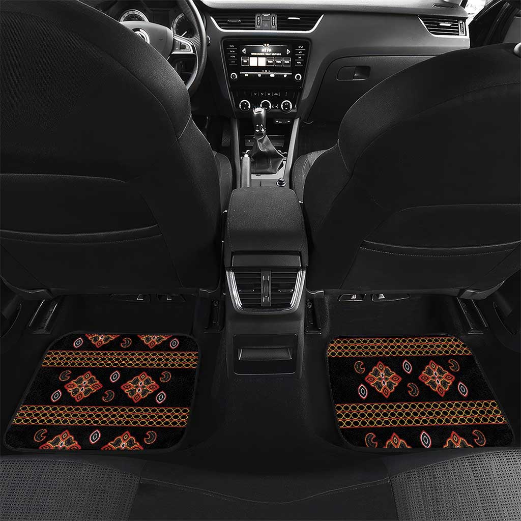Cameroon Traditional Toghu Pattern Car Mats