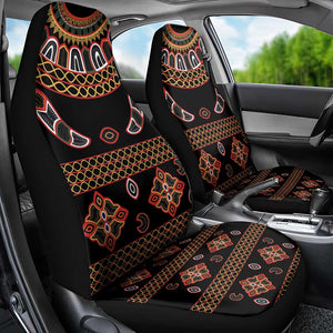 Cameroon Traditional Toghu Pattern Car Seat Cover