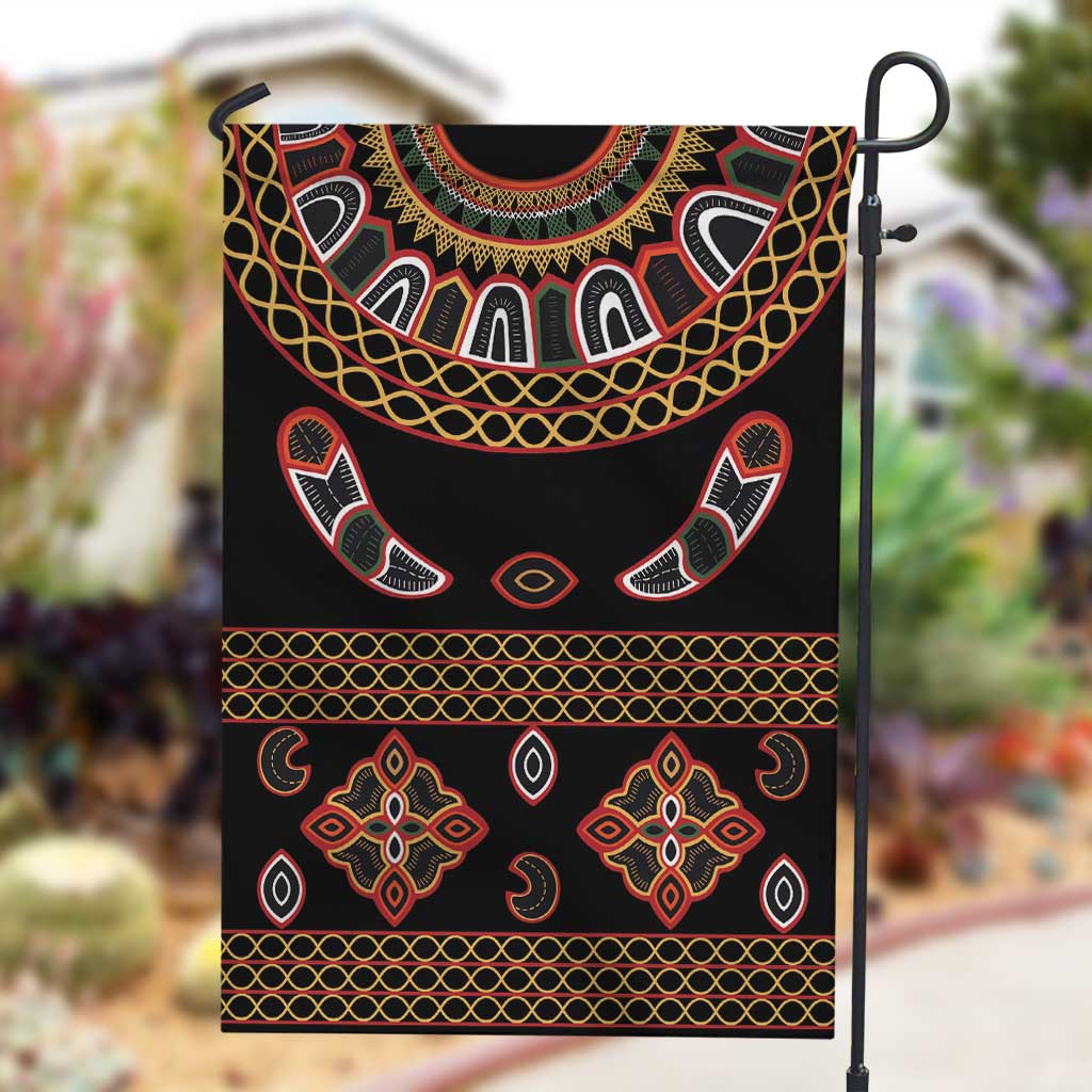 Cameroon Traditional Toghu Pattern Garden Flag