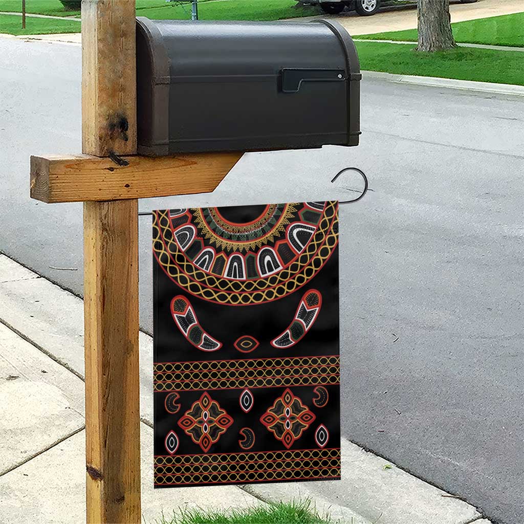 Cameroon Traditional Toghu Pattern Garden Flag