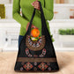 Cameroon Traditional Toghu Pattern Grocery Bag