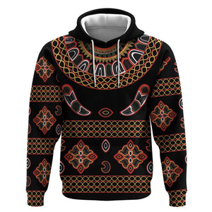 Cameroon Traditional Toghu Pattern Hoodie