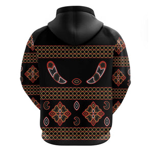 Cameroon Traditional Toghu Pattern Hoodie