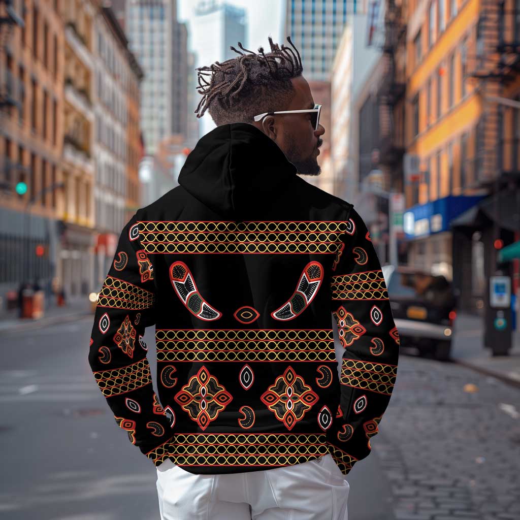 Cameroon Traditional Toghu Pattern Hoodie